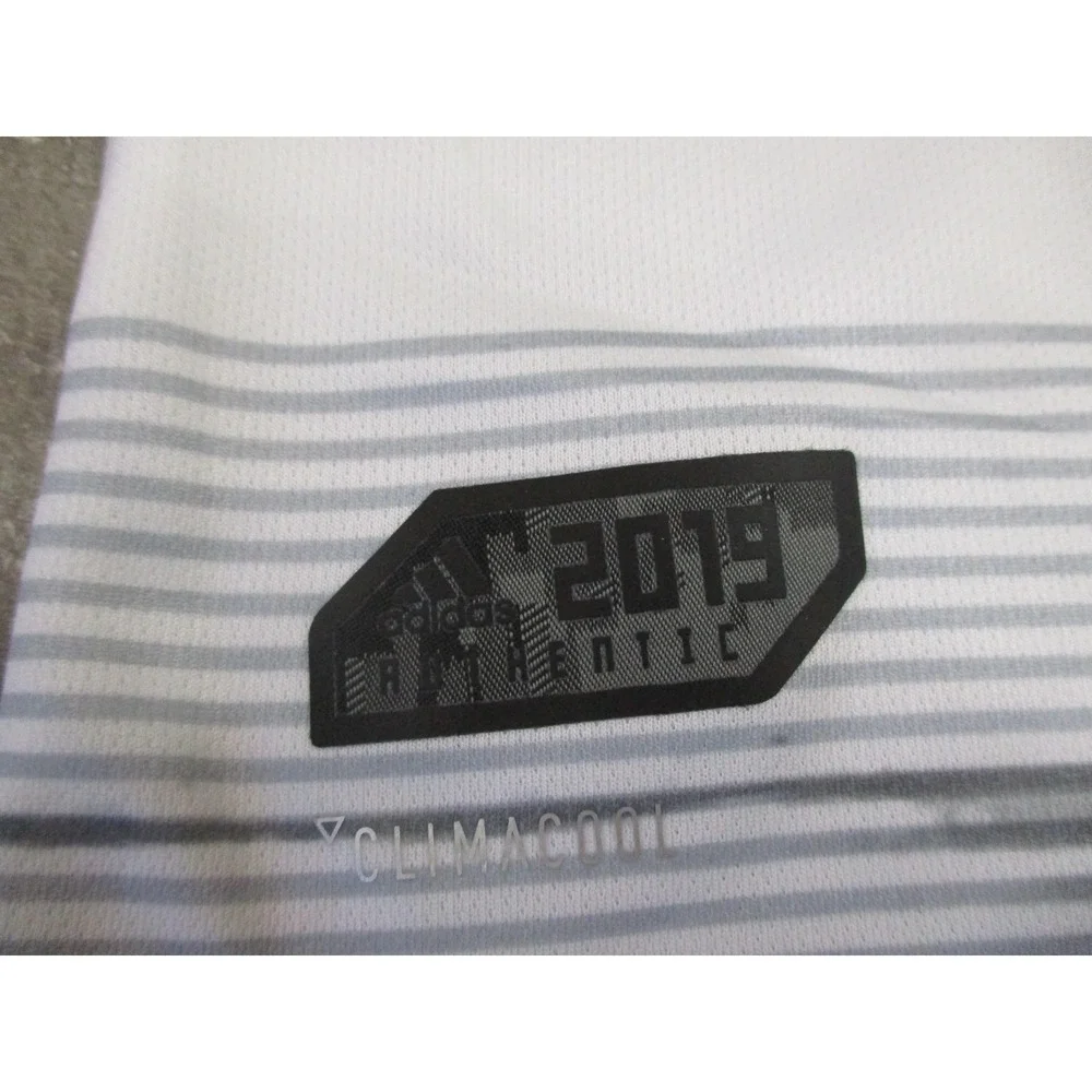 Los Angeles FC Jersey Shirt Mens 2XL White Gray MLS Soccer YouTubeTV Adidas 2019